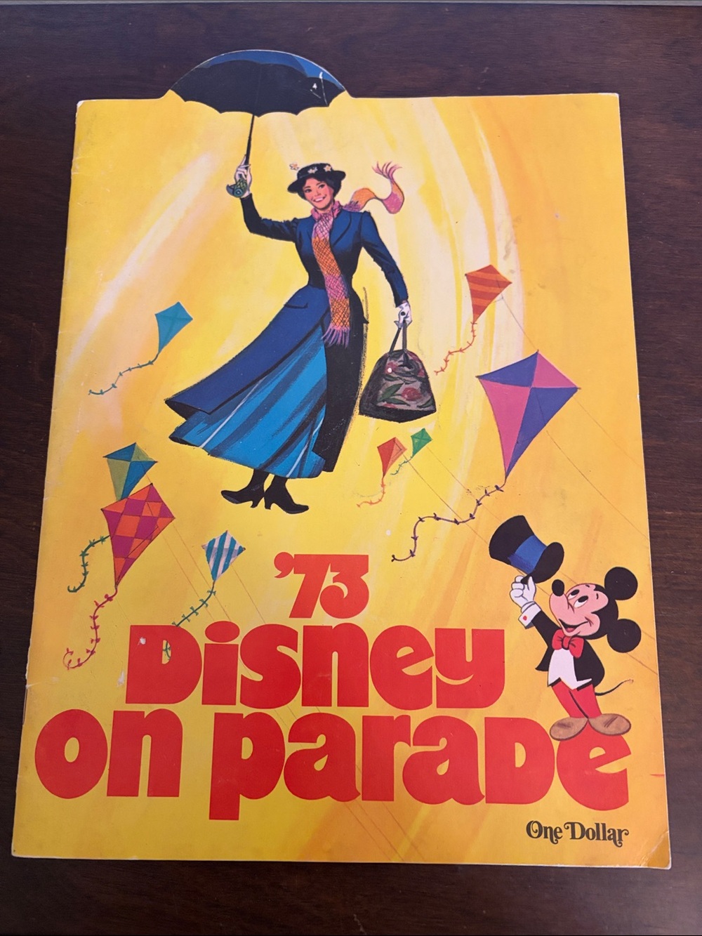 Disney '73 On Parade souvenir, book